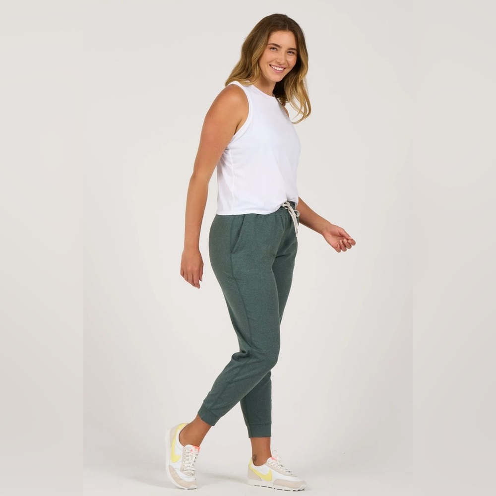 Vuori Dark Green Drawstring Joggers - Picture 6 of 12
